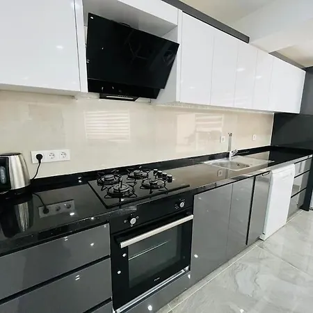 Grey 3+1 Private Pool Villa Belek